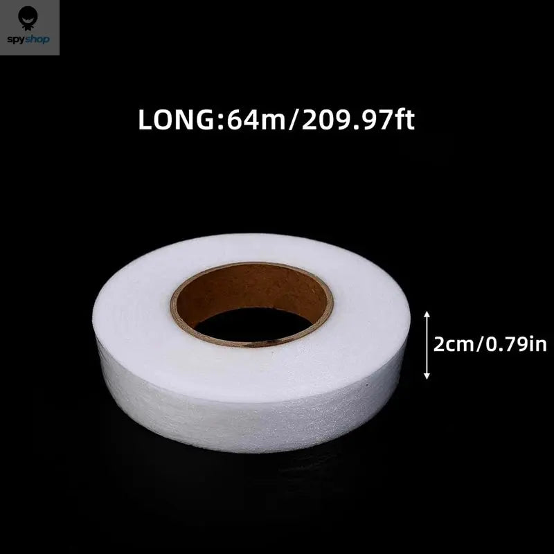 64M Roll Non-woven Double-side Interlining Adhesive Fabric Cloth Apparel Iron On Hem Tape Edge Shorten Pants DIY Sewing Tool Spy-shop.com