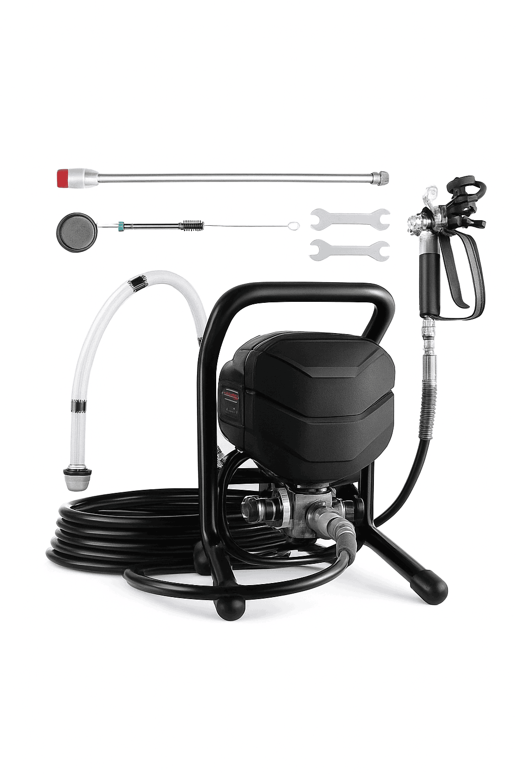 650W Airless Paint Sprayer 3000 PSI with Extension Rod & Hose-650W 0.25GPM / United States