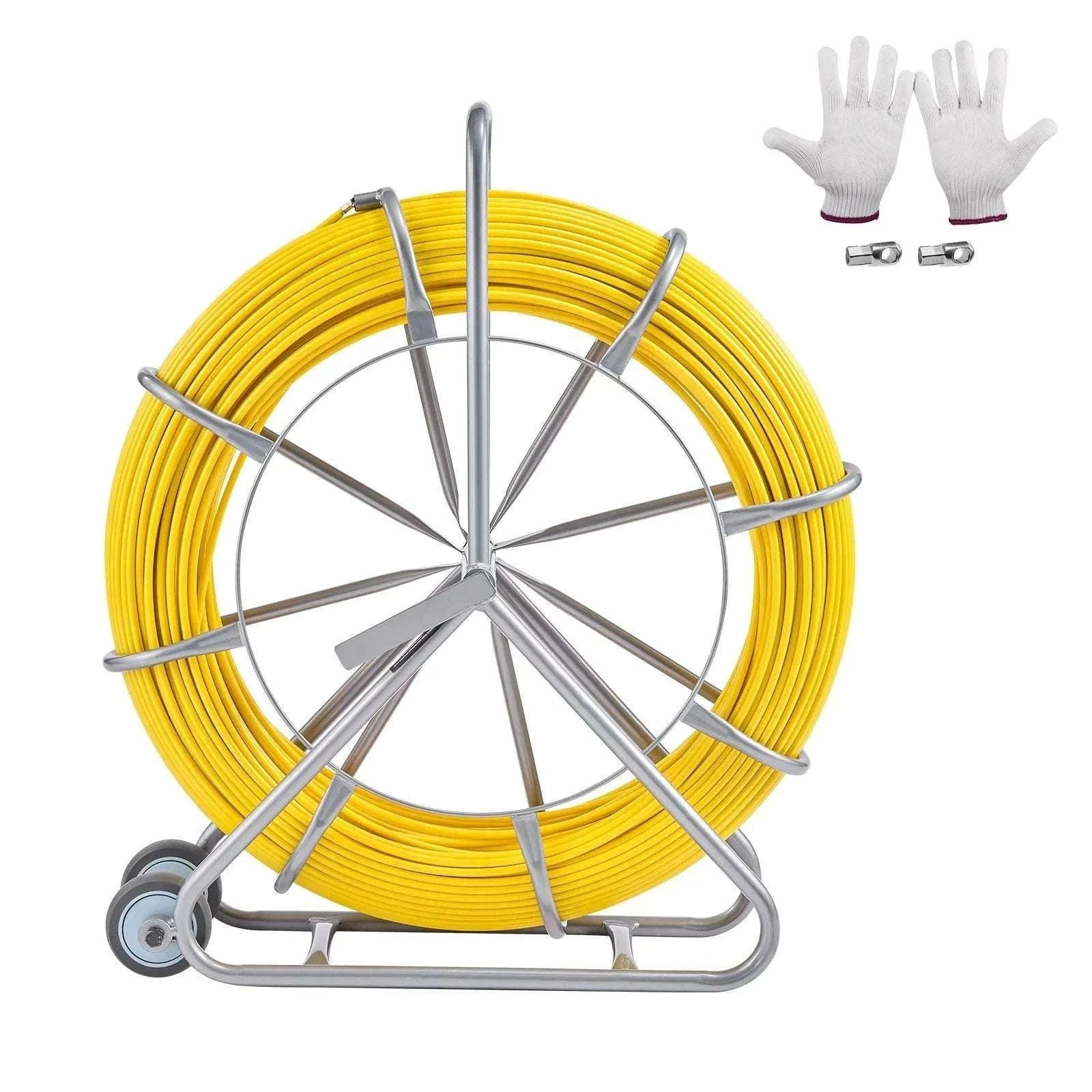 656ft Fiberglass Fish Tape Wire Puller with 5/16in Rodder-200m 8mm / spain