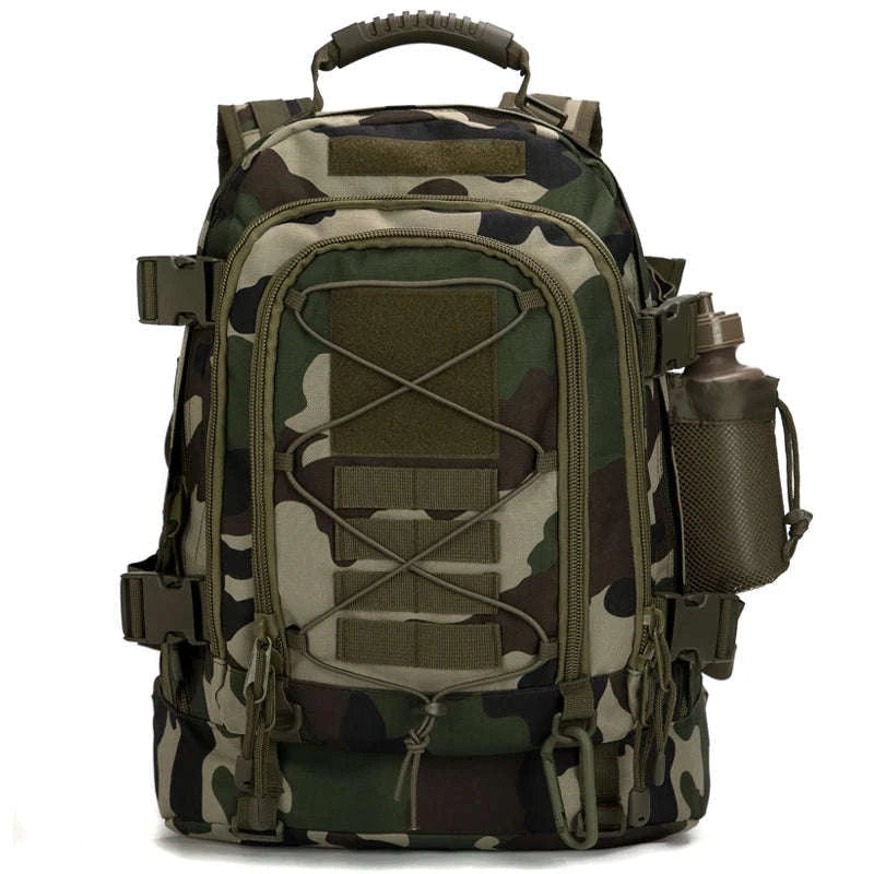 65L Outdoor Tactical Backpack-Brown / United States