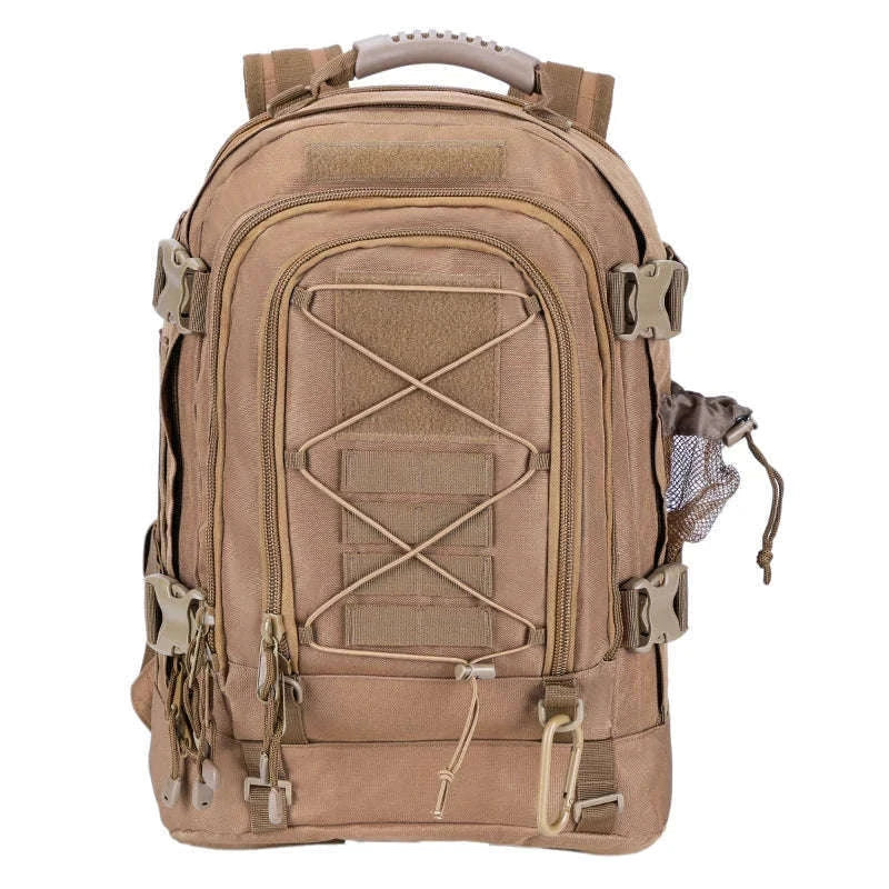 65L Outdoor Tactical Backpack-Brown / United States