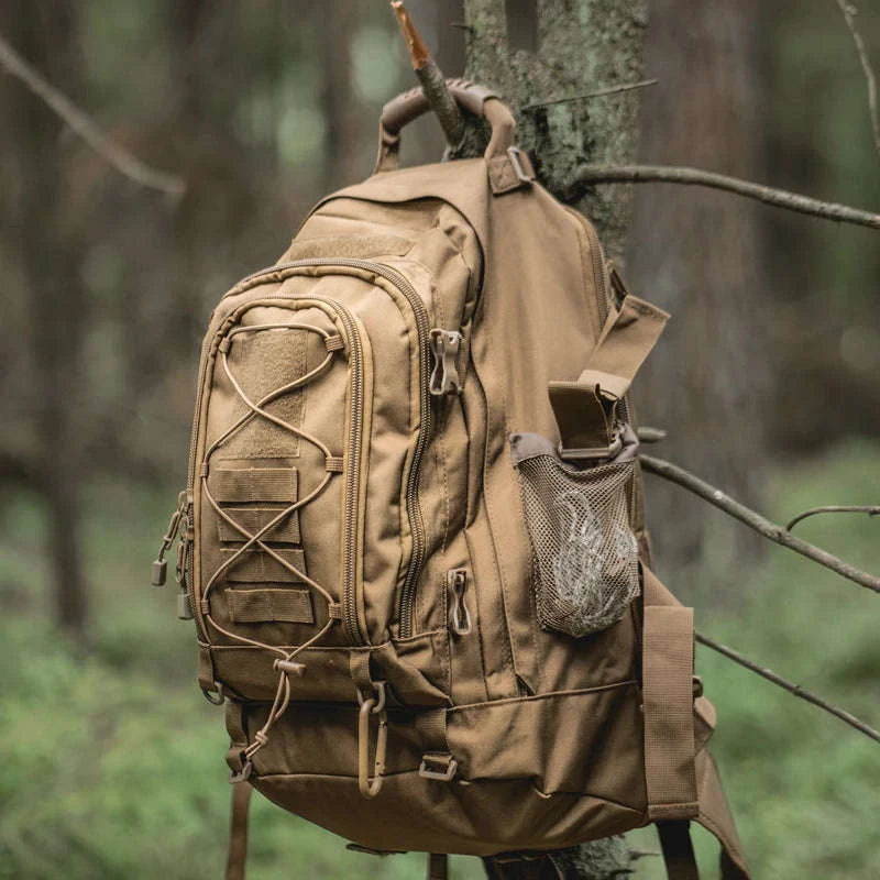 65L Outdoor Tactical Backpack-Brown / United States