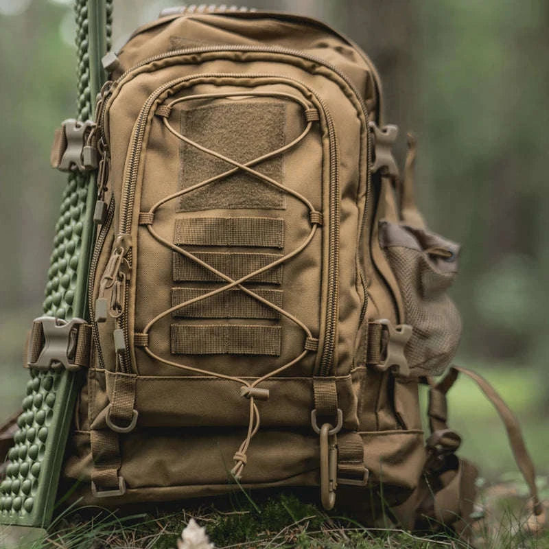 65L Outdoor Tactical Backpack-Brown / United States