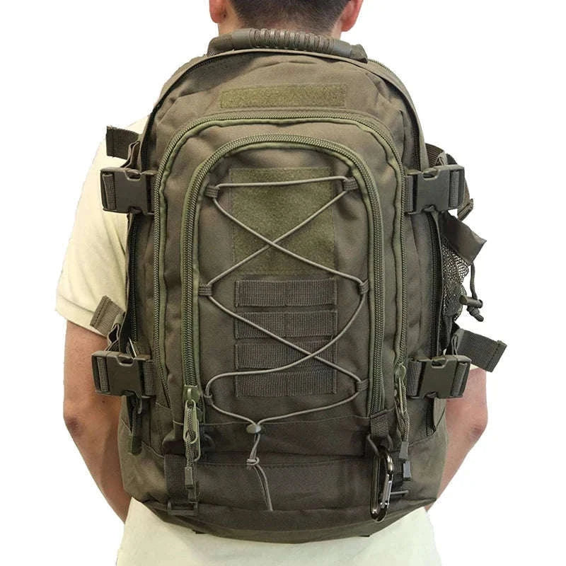 65L Outdoor Tactical Backpack-Brown / United States