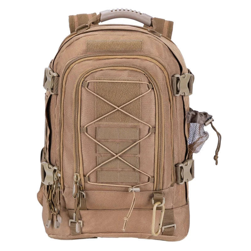 65L Outdoor Tactical Backpack-Brown / United States