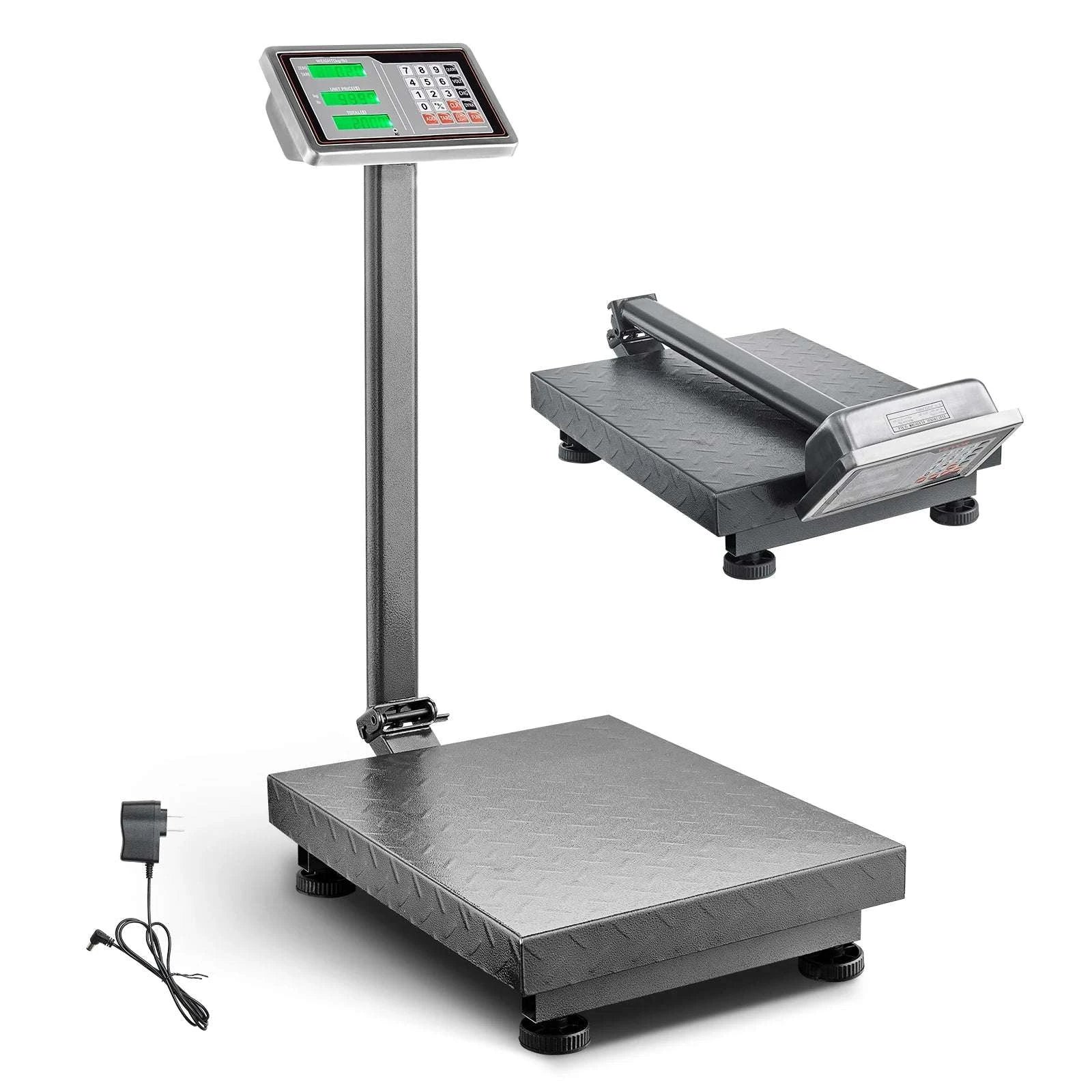 660 lbs Digital Platform Floor Scale with LED Display & Dual Power-660LBS / United States