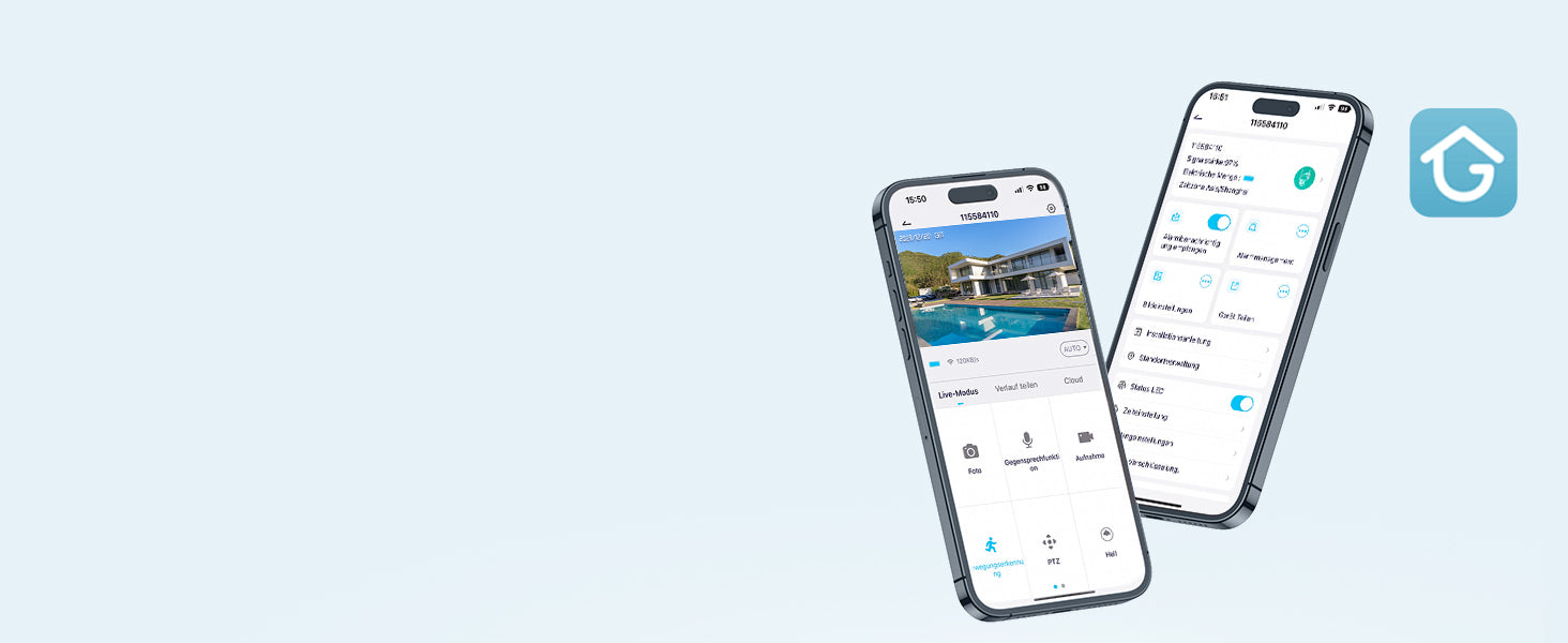 IeGeek 2K 3MP wireless outdoor WiFi monitoring camera -360 ° pan tilt outdoor wireless solar humanoid detection intelligent