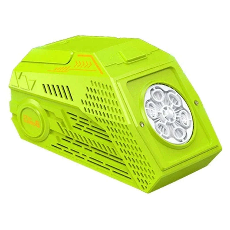 69-Hole Bubble Gun with Lights and Rechargeable Power-Rabbit