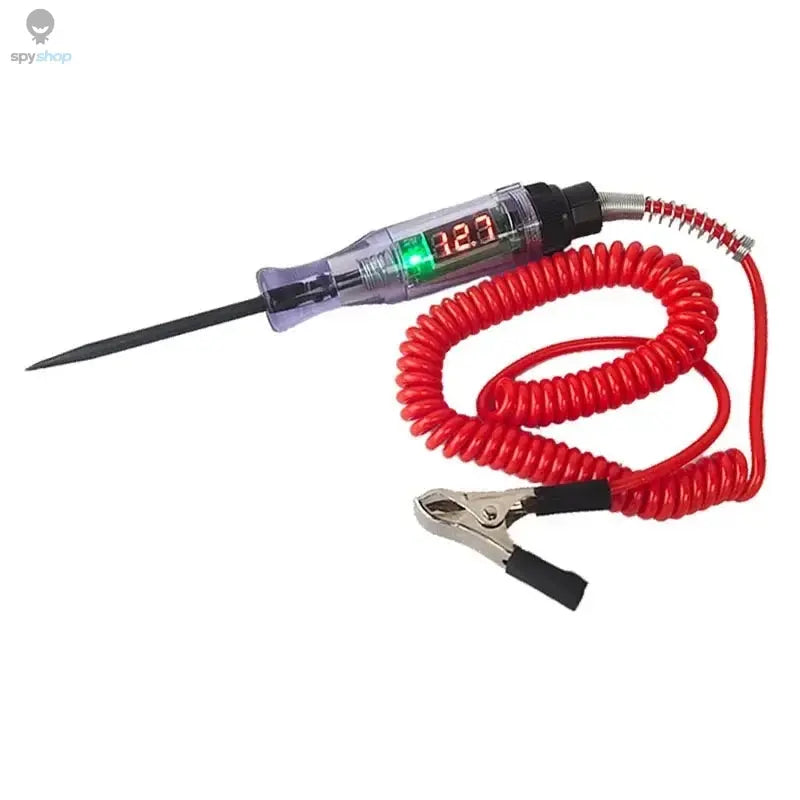 6V 12V 24V Car Truck Voltage Circuit Tester Digital LED Probe Test Pen Auto Diagnostic Repair Tool with Measuring Function