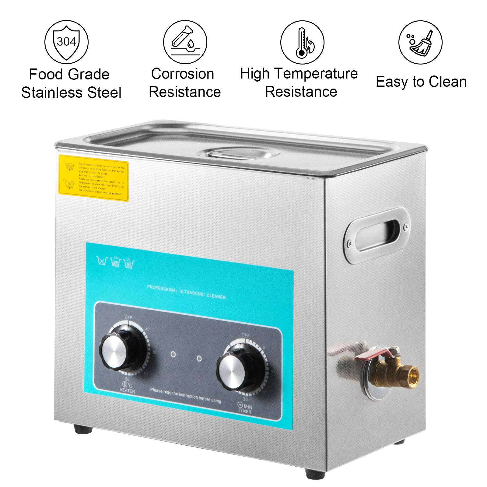 6L Ultrasonic Record Cleaner with Knob Control-spain