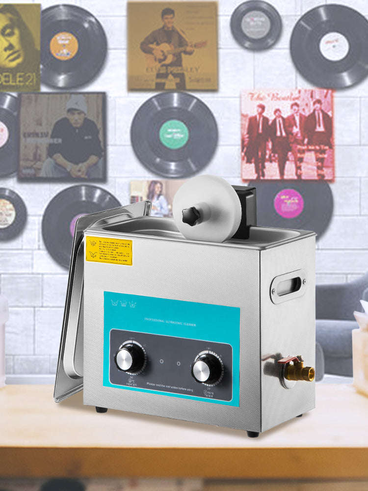 6L Ultrasonic Record Cleaner with Knob Control-spain
