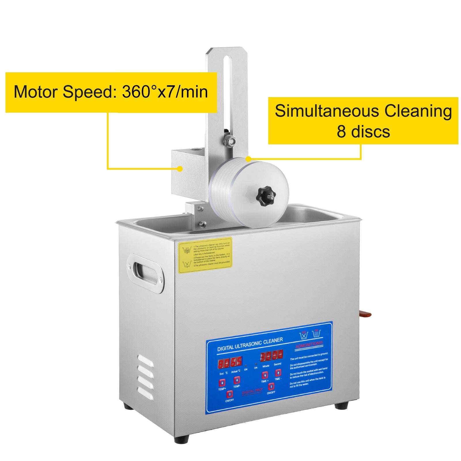 6L Ultrasonic Vinyl Record Cleaner for 7–12 Inch Records-6L / spain