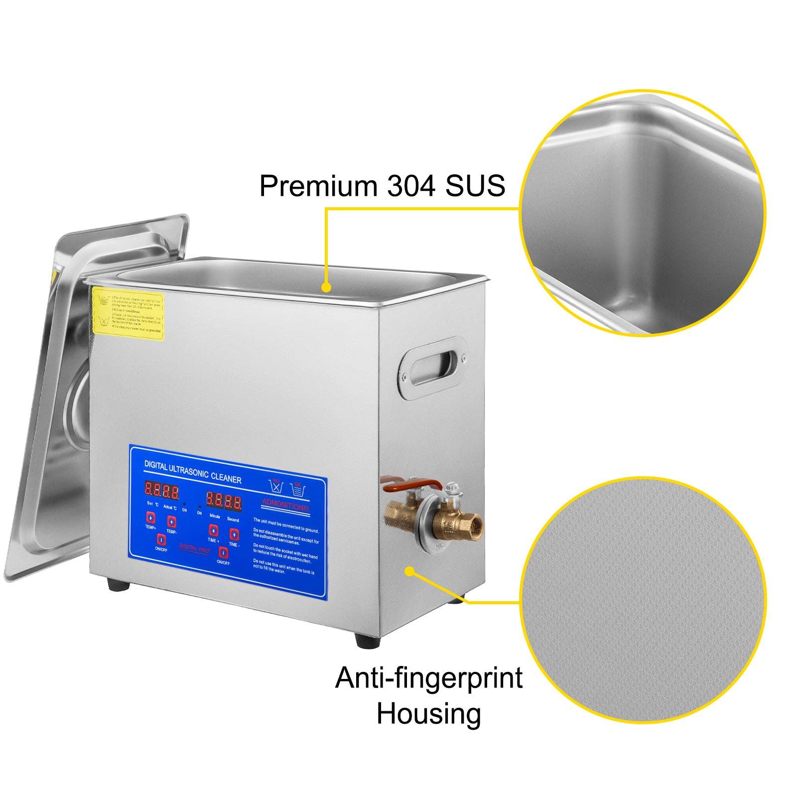 6L Ultrasonic Vinyl Record Cleaner for 7–12 Inch Records-6L / spain
