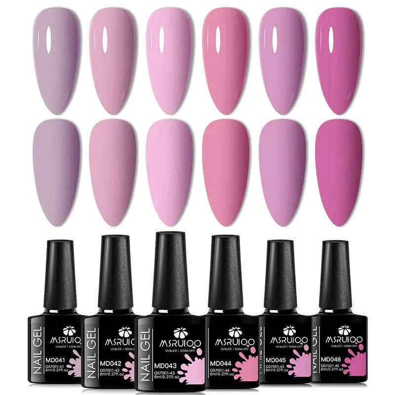 6pc All-Season Gel Nail Polish Set-ZH26453
