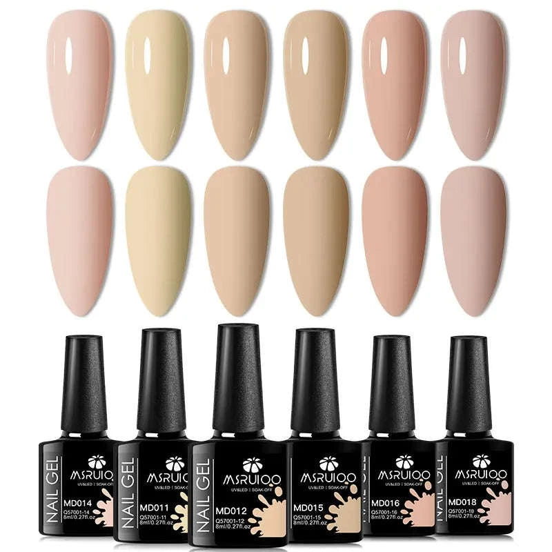 6pc All-Season Gel Nail Polish Set-ZH26453