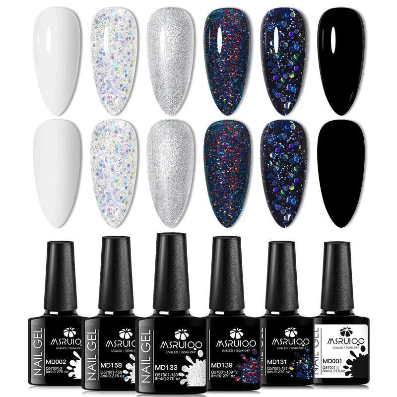 6pc All-Season Gel Nail Polish Set-ZH26453