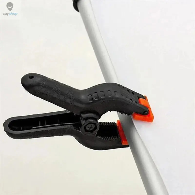 6pcs 3inch Spring Clamps Heavy Duty Plastic For Background Muslin Canvas Paper Chromakey Screen Clip Photo Studio Carpenter Tool