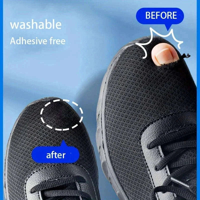 6pcs Self-Adhesive Shoe Repair Patches for Lasting Comfort-Dark grey