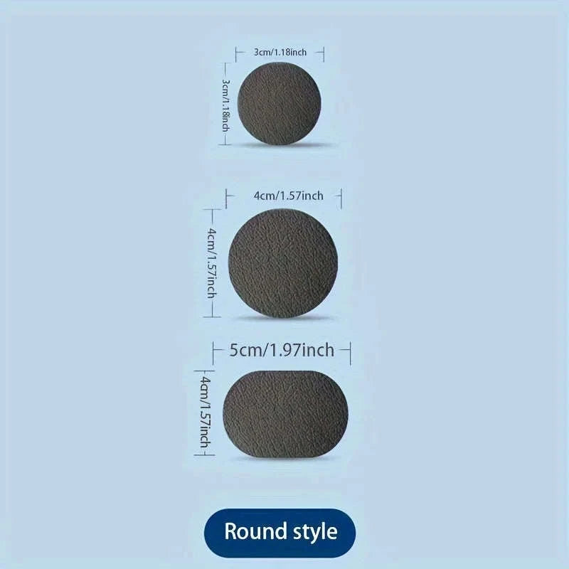 6pcs Self-Adhesive Shoe Repair Patches for Lasting Comfort-Dark grey