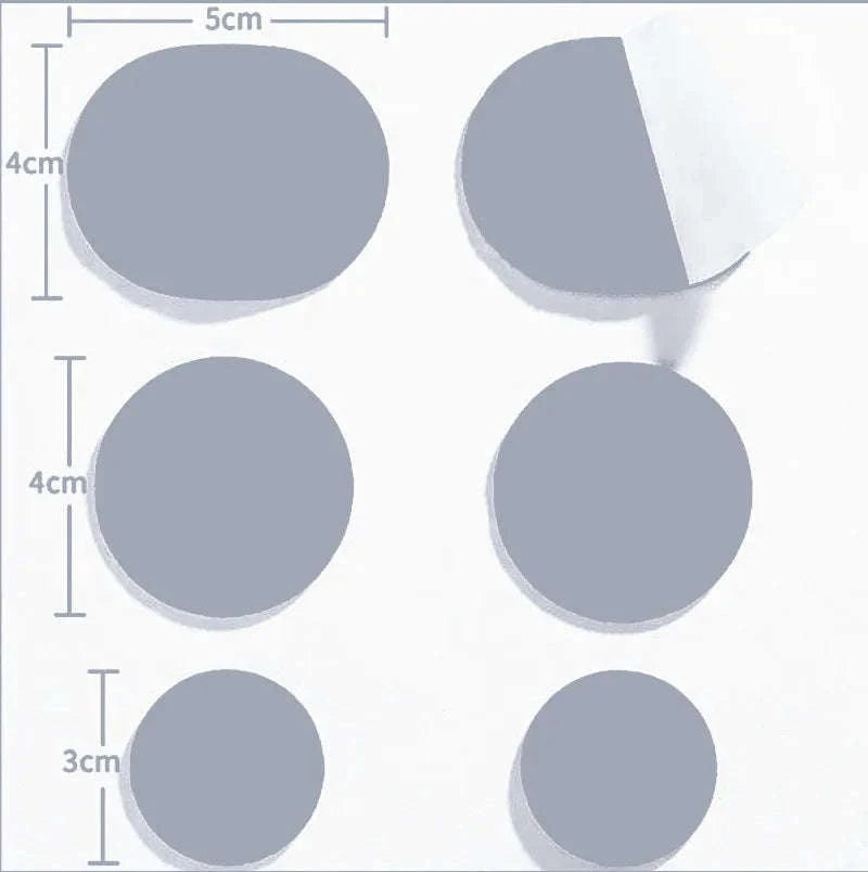 6pcs Self-Adhesive Shoe Repair Patches for Lasting Comfort-Dark grey