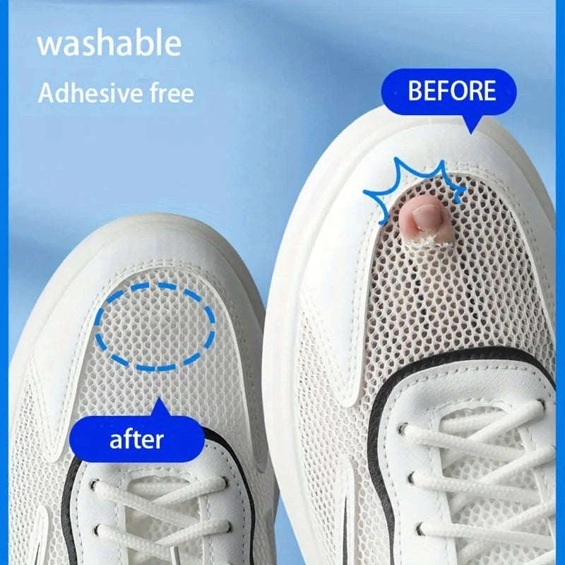 6pcs Self-Adhesive Shoe Repair Patches for Lasting Comfort-Dark grey