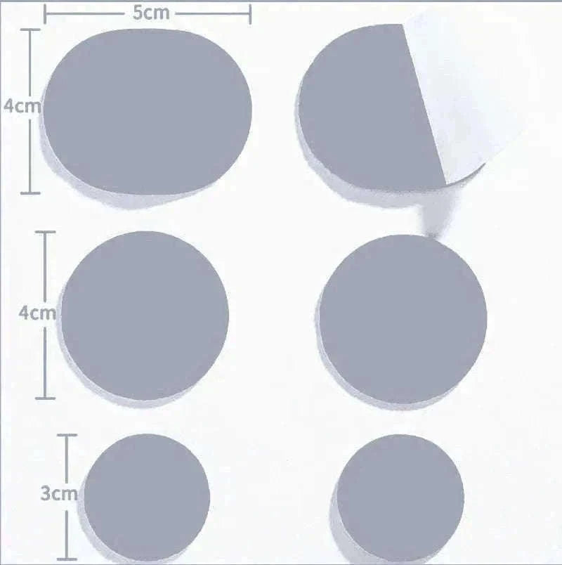 6pcs Self-Adhesive Shoe Repair Patches for Lasting Comfort-Dark grey