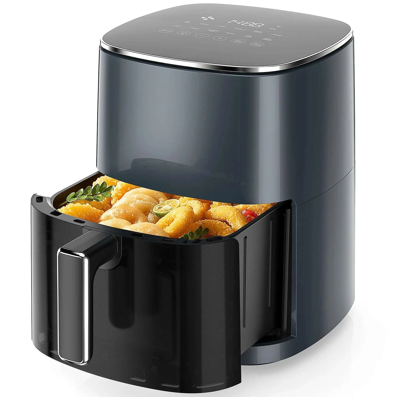 6QT Air Fryer with Window, 12-in-1 Cooking up to 400°F-