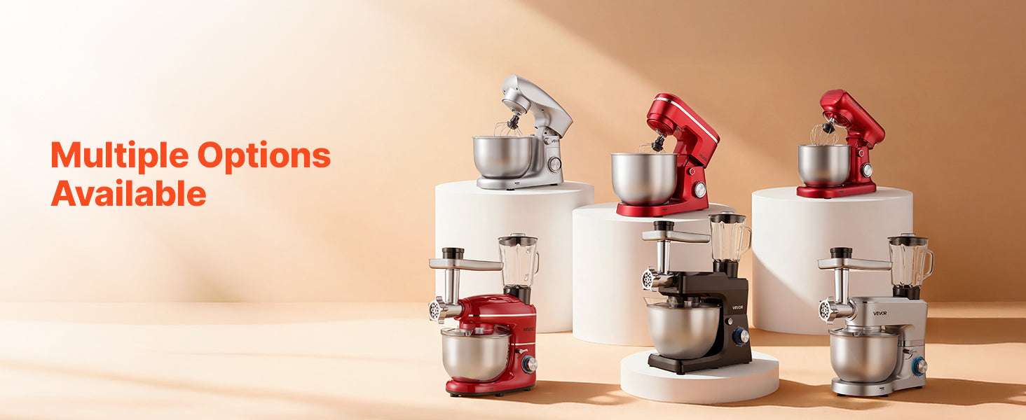 6QT Electric Stand Mixer with 6 Speeds & Stainless Steel Bowl-5.7L / United States