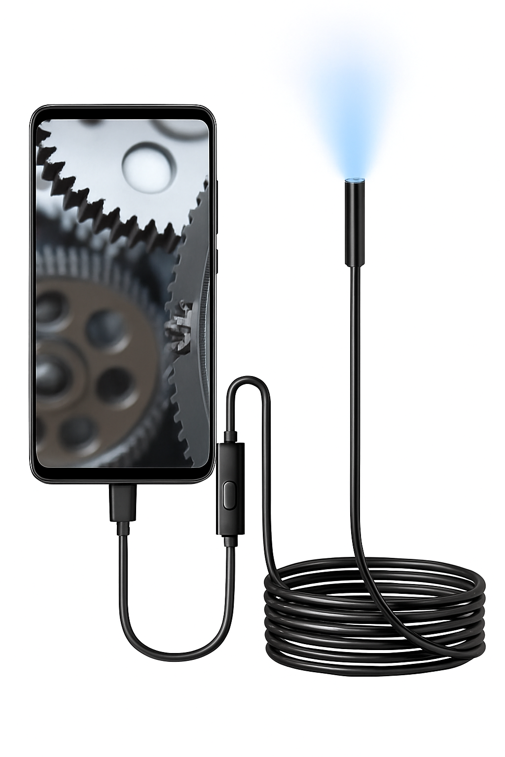7.0mm USB & Type-C Endoscope Camera for Hidden Inspections