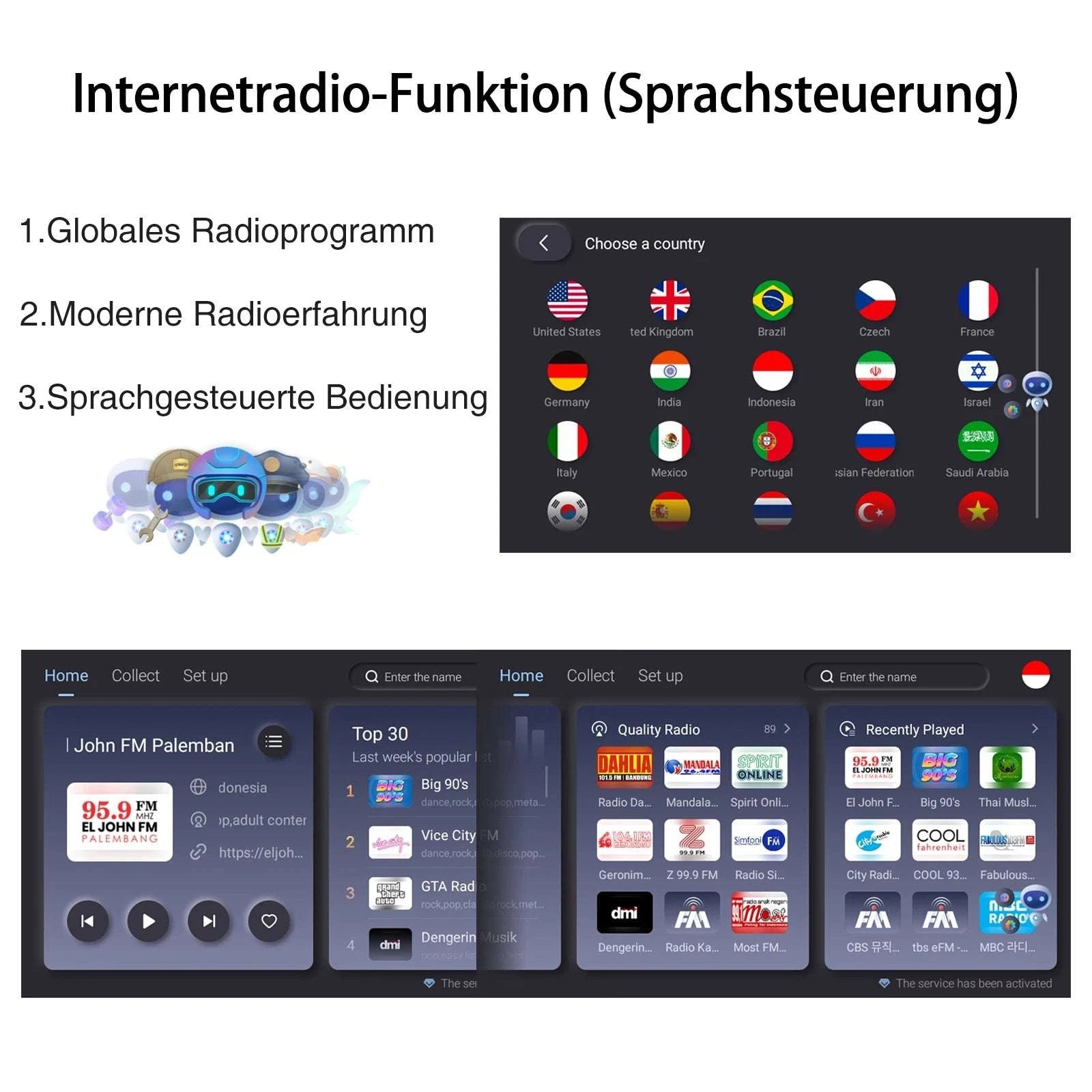 7" Android 14 Car Stereo for VW with CarPlay, GPS & Voice AI-1-32 Carplay / GERMANY / Quad Core