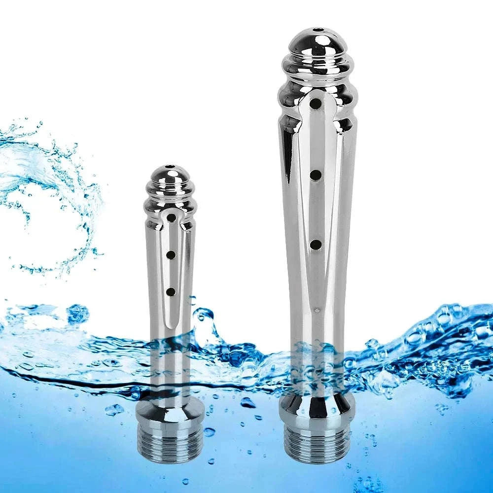 7-Hole Metal Anal Cleaner Nozzle-S