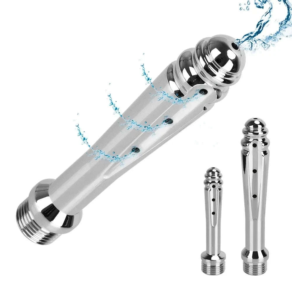 7-Hole Metal Anal Cleaner Nozzle-S
