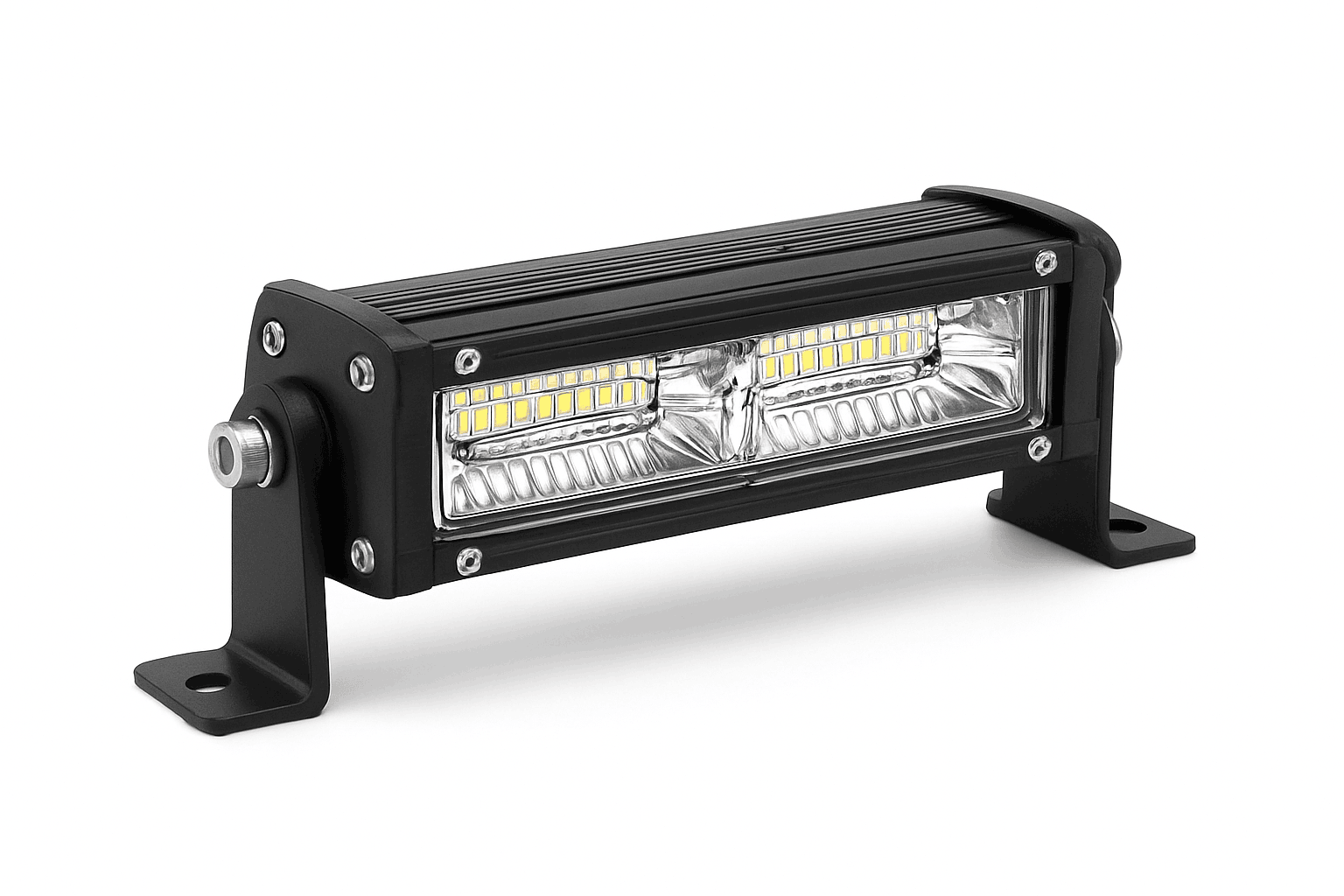 7 Inch 120W LED Work Light Bar for 12V/24V Vehicles-Flood-8IN-Y