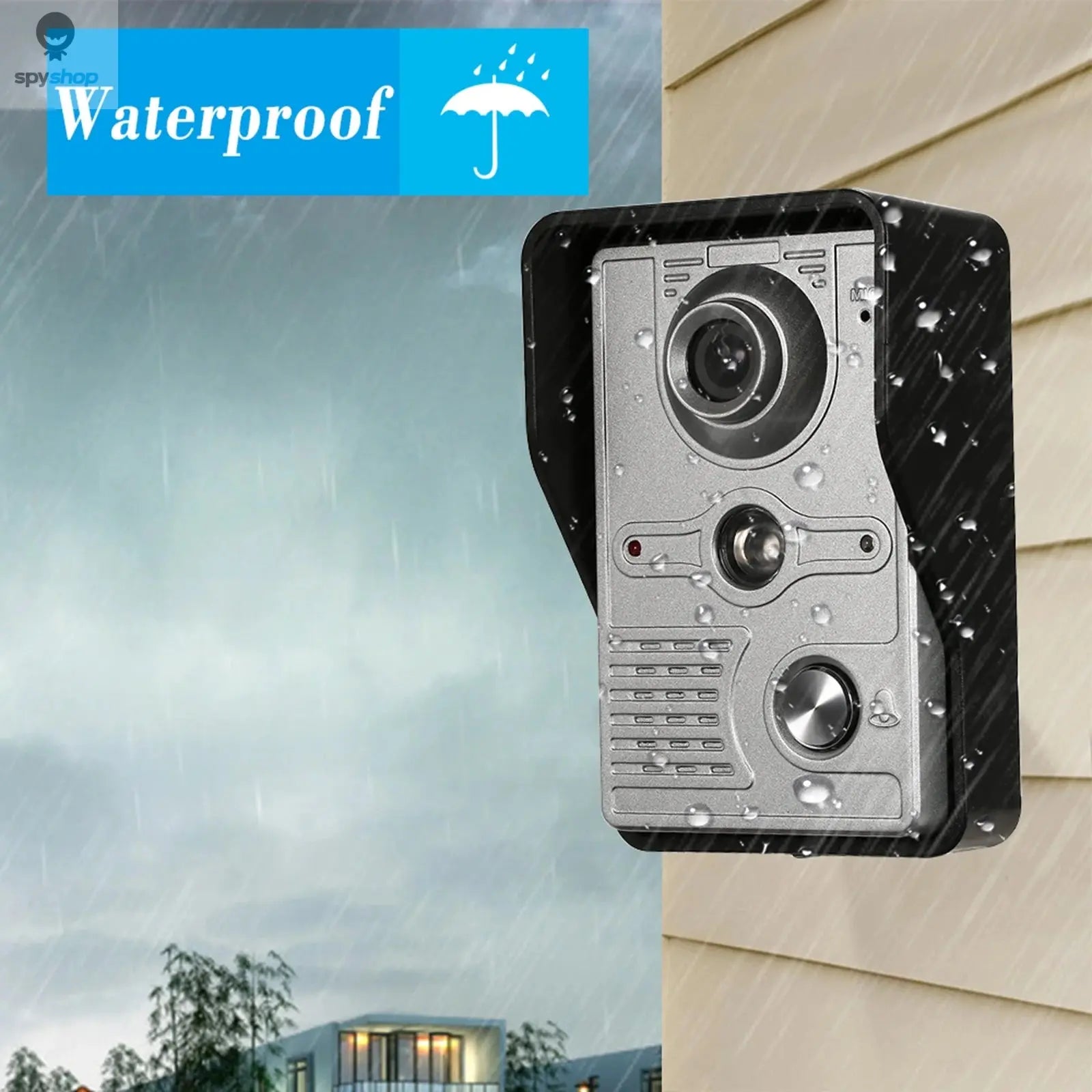 7 inch Wired Video Doorbell Indoor Monitor IR-CUT Outdoor Camera Visual Intercom Two-way Audio Remote Unlock Video Door Phone Spy-shop.com