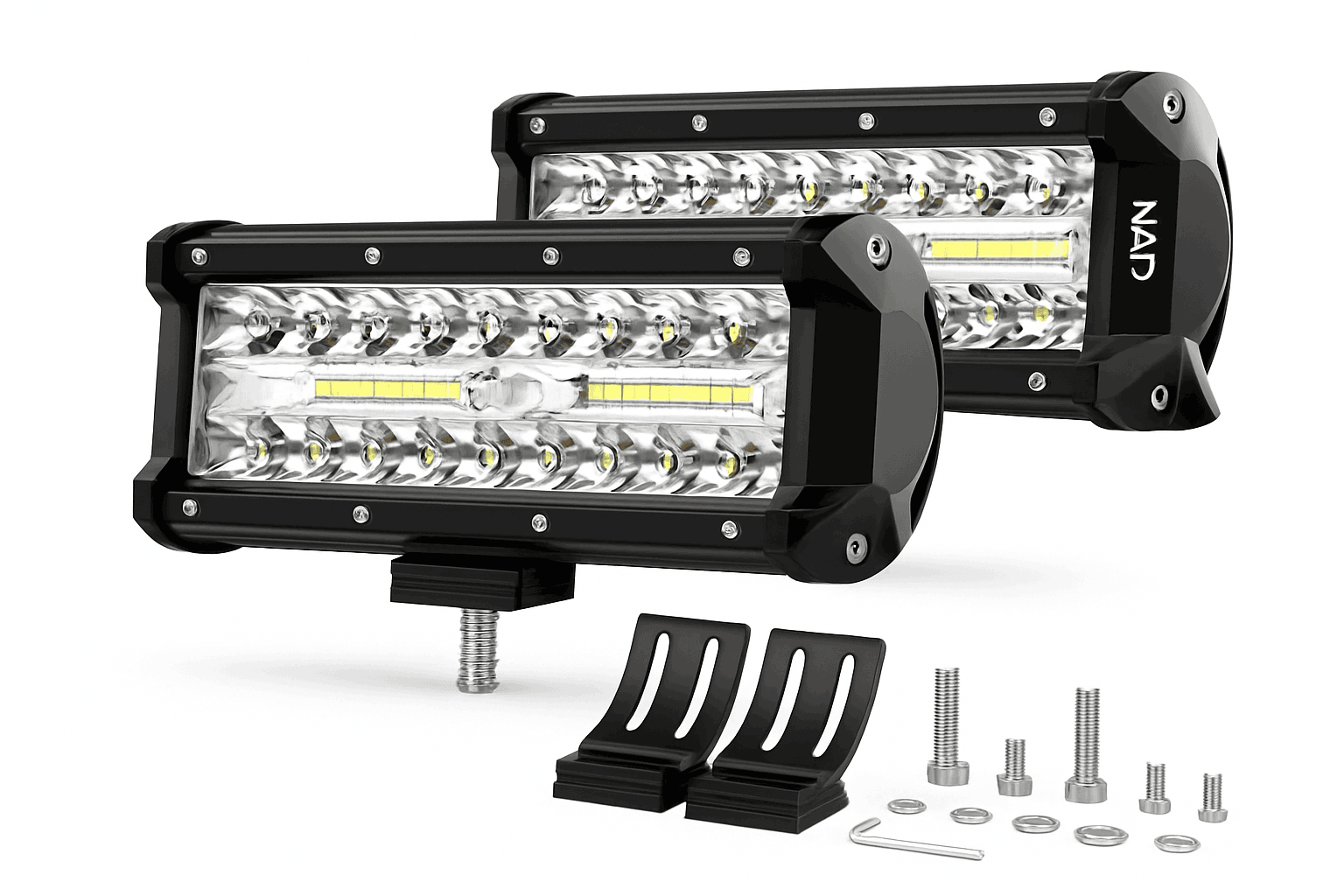 7 Inch LED Light Bar 240W Spot Flood Combo Waterproof Work Light-7inch Work Light