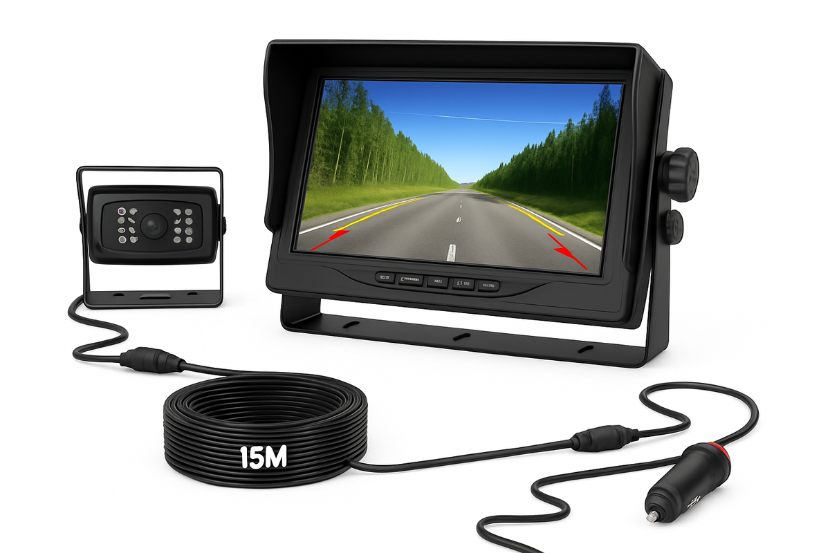 7 inch omgekeerde display monitor, omgekeerde camera, rijomkeerd-monitoringsdisplay camera, geschikt voor vrachtwagen, vrachtwagen, bus