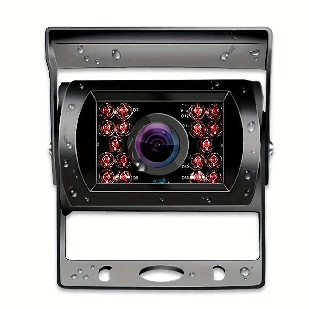 7 Inch TFT LCD Backup Parking Monitor with Night Vision Rear View Camera System-Default Title