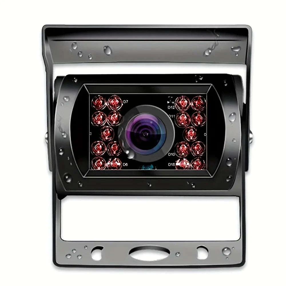 7 Inch TFT LCD Backup Parking Monitor with Night Vision Rear View Camera System-Default Title