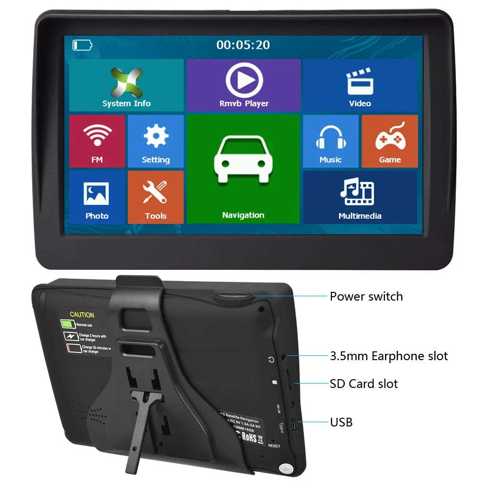 7-inch TFT LCD Touchscreen GPS Navigator with FM Voice Guide-7inch GPS32G / Germany