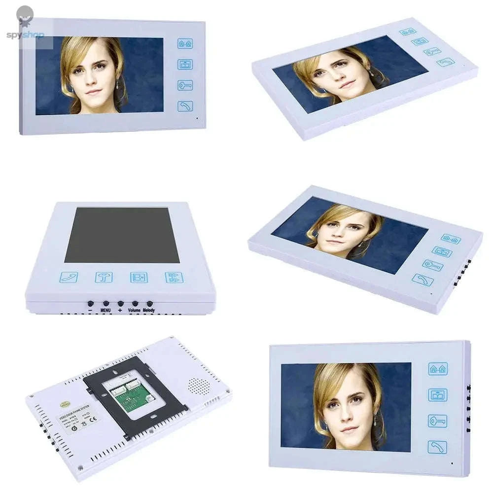 7-Inch Video Door Phone Intercom System – RFID Access, Night Vision, Wired Security-SY816MJK12 / Poland