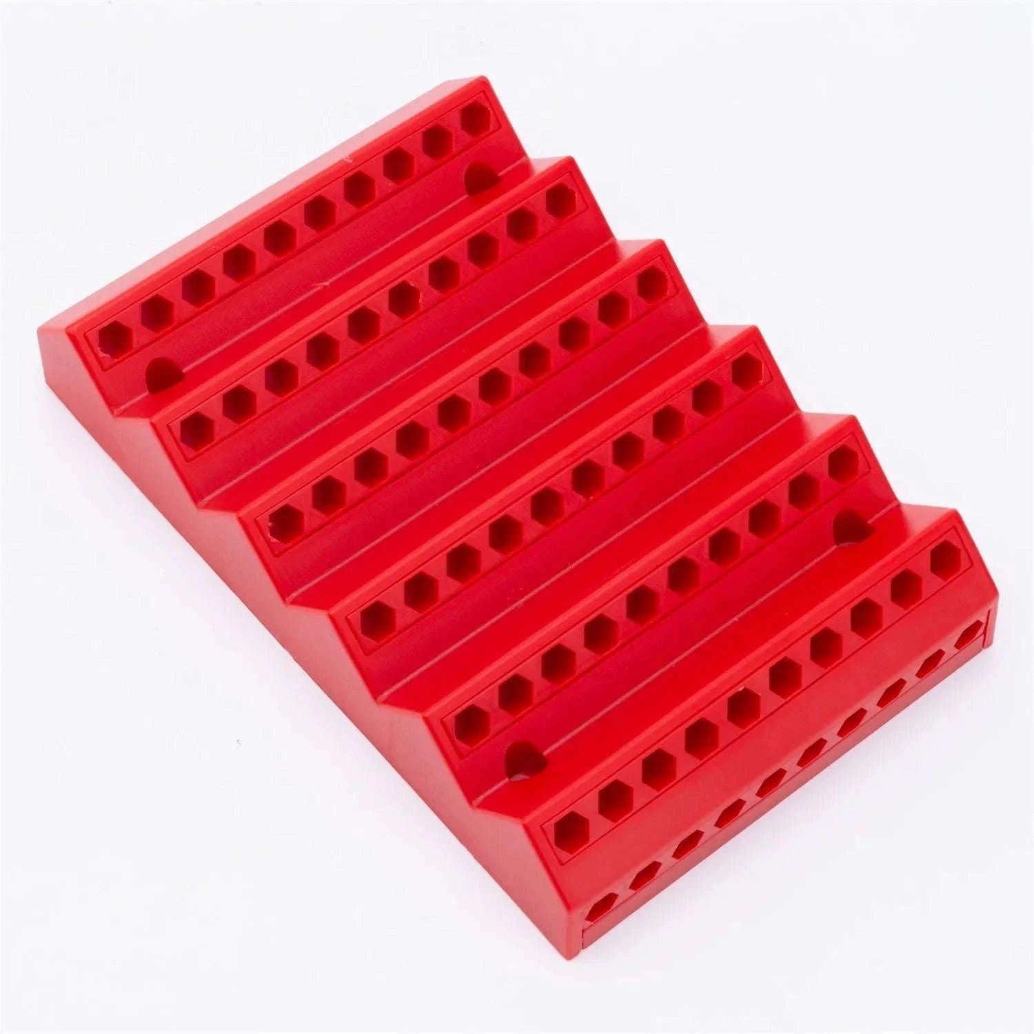 70-Slot Hex Bit Holder and Drill Bit Storage Organizer-Blue