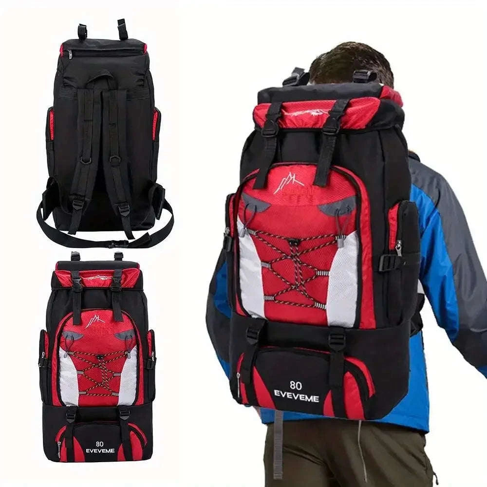 70L Outdoor Sports Backpack for Hiking, Camping and Travel-United States / Dark blue