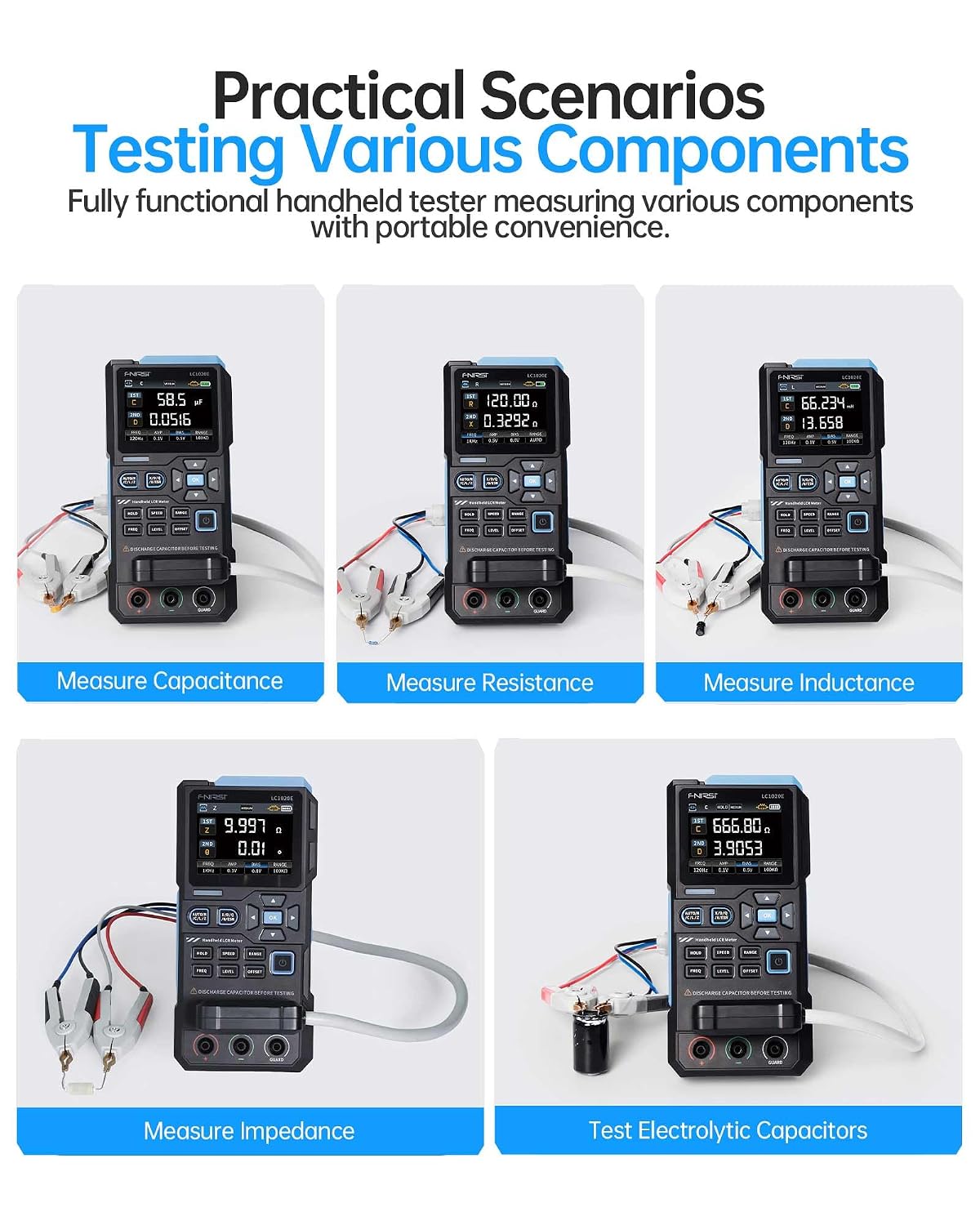 LC1020E Digital LCR Component Meter