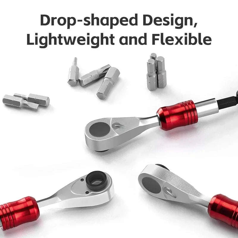 72 Tooth Bike Ratchet Wrench Tool Set Lightweight Repair Kit-43210049001