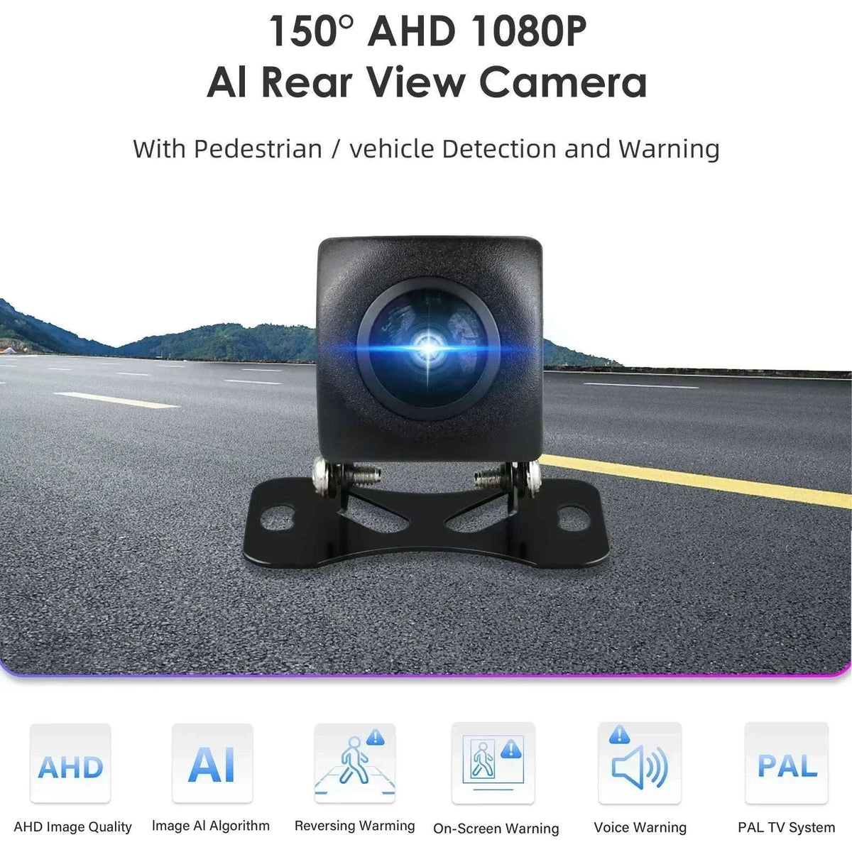 720P/1080P AHD Rear View Camera Wide Angle Waterproof Night Vision-AHDC6 (720P) / spain