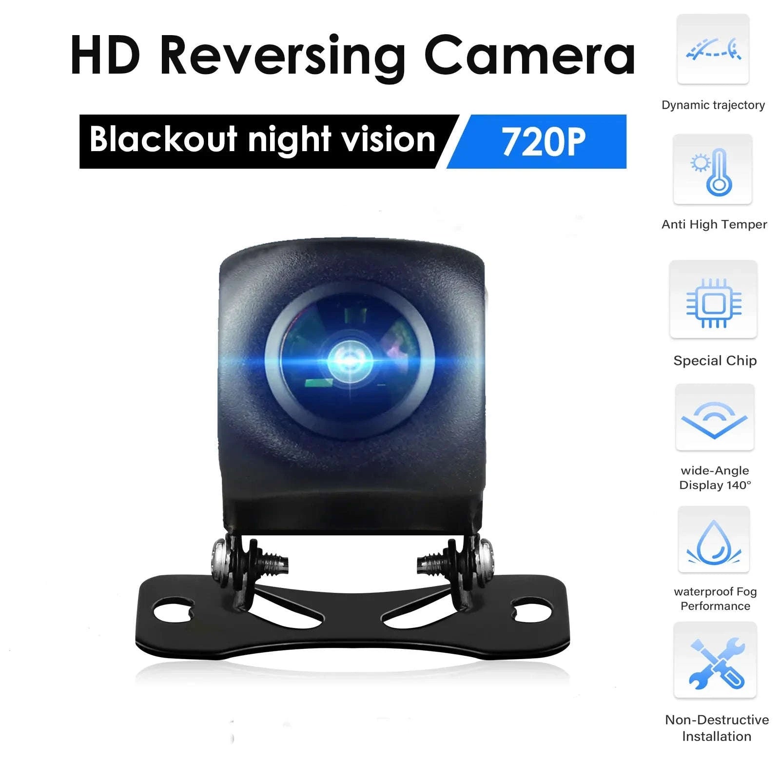 720P/1080P AHD Rear View Camera Wide Angle Waterproof Night Vision-AHDC6 (720P) / spain