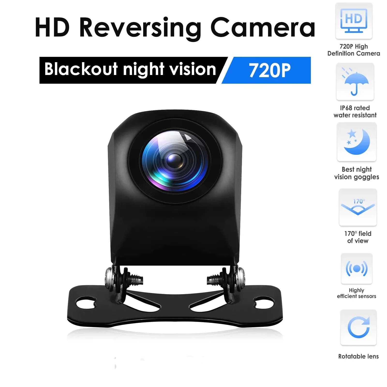 720P/1080P AHD Rear View Camera Wide Angle Waterproof Night Vision-AHDC6 (720P) / spain
