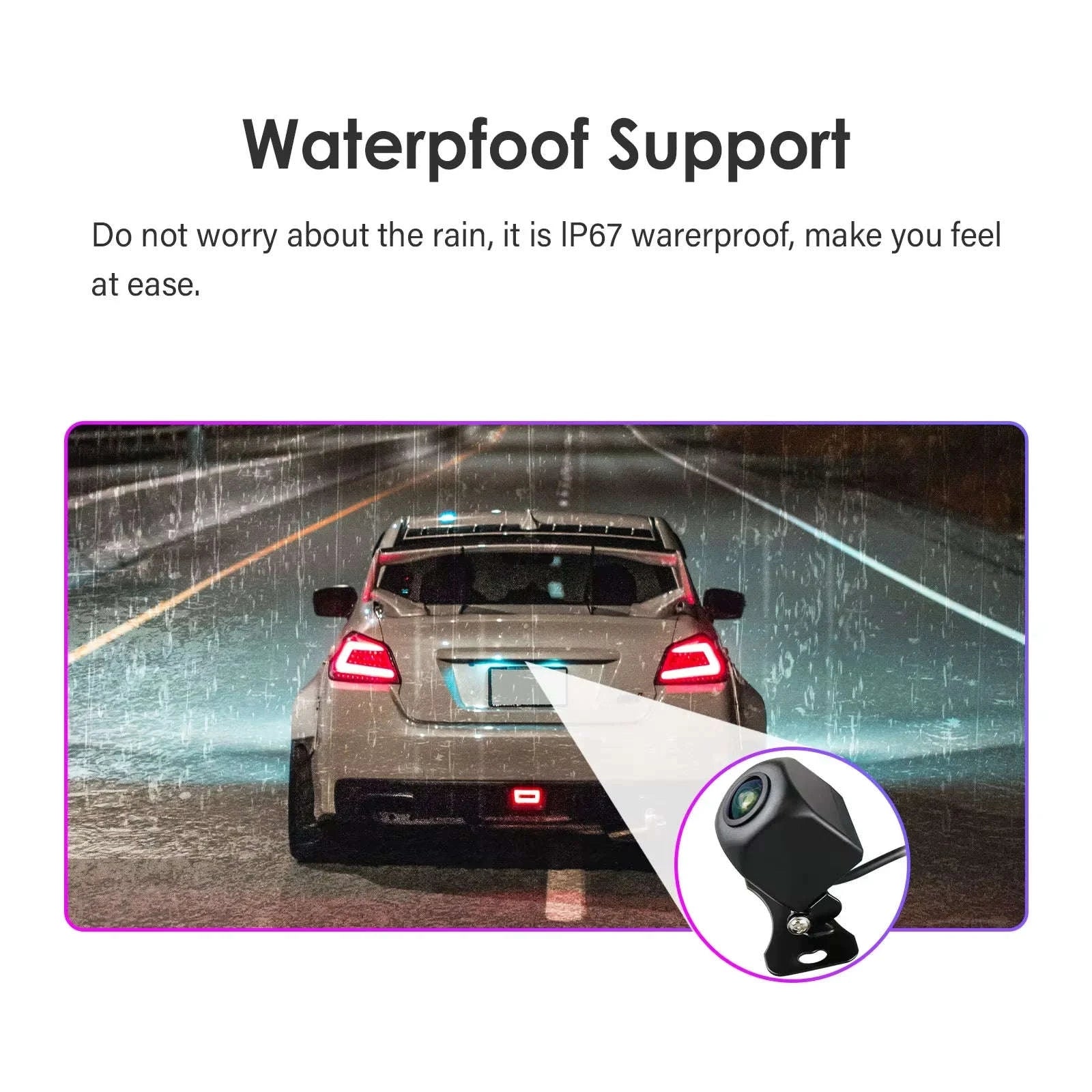 720P/1080P AHD Rear View Camera Wide Angle Waterproof Night Vision-AHDC6 (720P) / spain