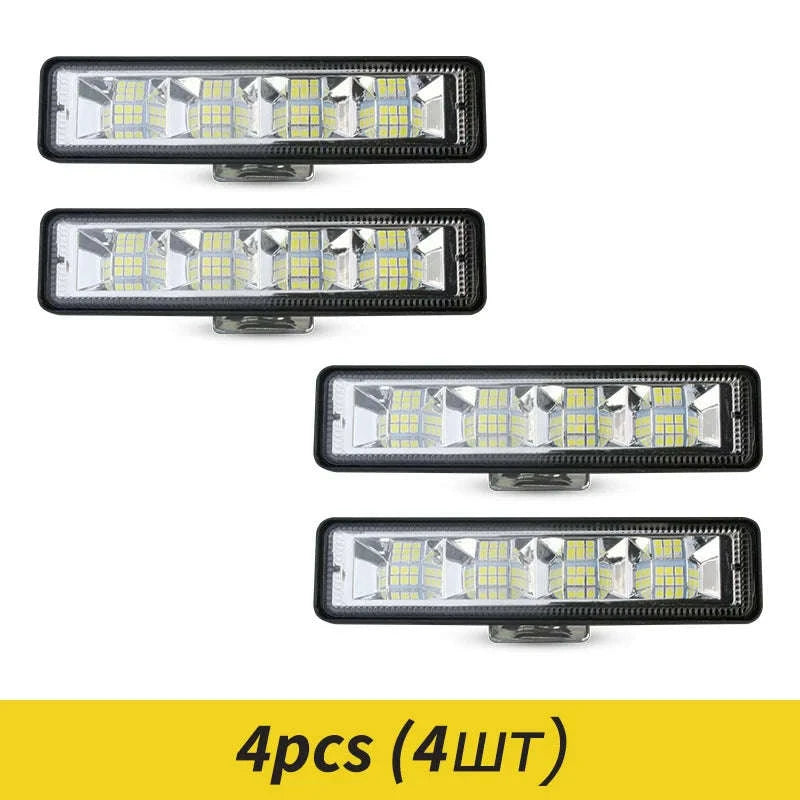 72W LED Work Light Bar 4x4 Combo Beam 12V 24V-72w 1pcs
