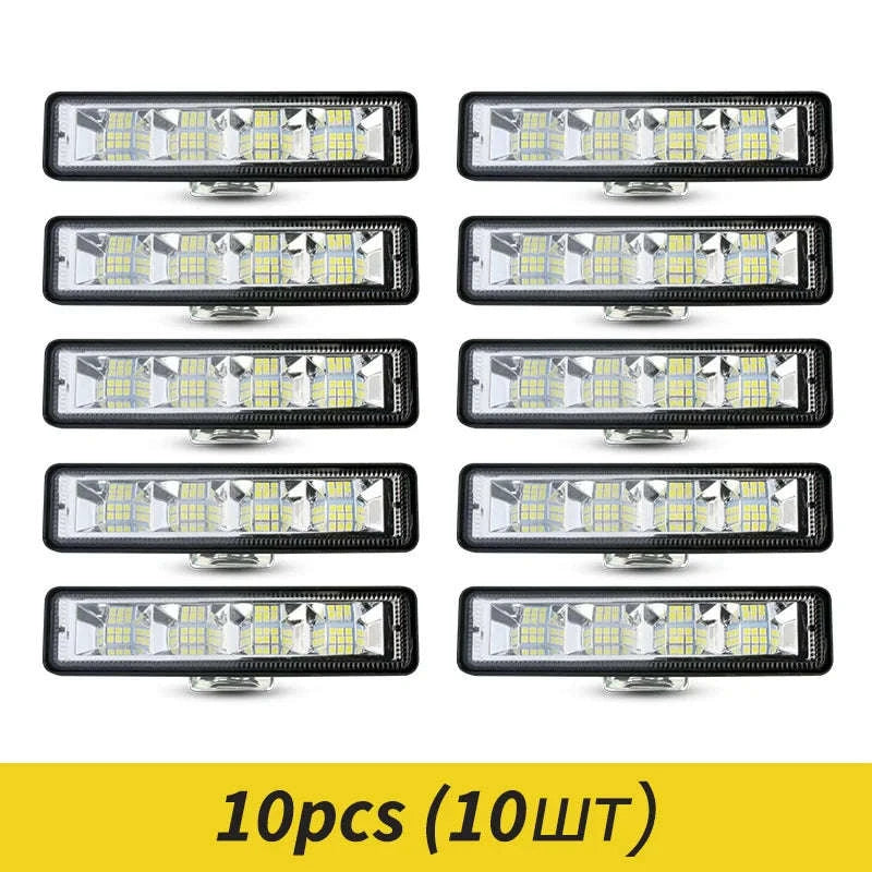 72W LED Work Light Bar 4x4 Combo Beam 12V 24V-72w 1pcs